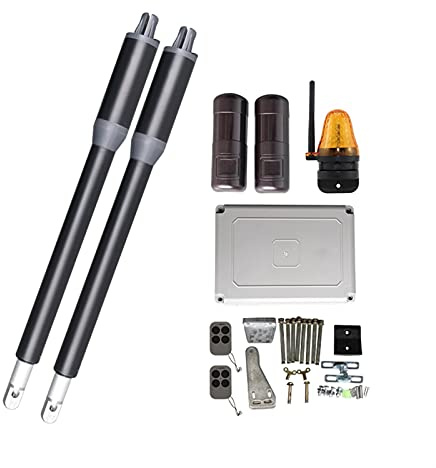 Moteur de portail coulissant, 15 0KG Universal Ouvre-porte de garage Accueil porte coulissante Système d'automatisation DC 24V / DC12V Ouvre la porte balancez swing(Lavender)