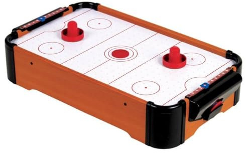 Natural Games Tisch-Hockey 51x31x10,5cm, Weiß, Braun, Rot, 11