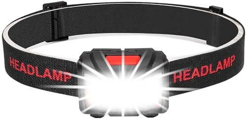 Kleine Weihnachten Adventskalender Geschenke für Männer Stirnlampe Led Wiederaufladbar Wichtelgeschenk Kopflampe Stirnlampe Kinder mit Rotlicht8Lichtmodi Sensor Angelzubehör Notfall Ausrüstung Camping