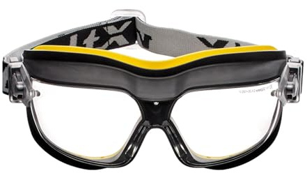 voltX DEFENDER indirect ventilated Safety Goggles, CLEAR & SMOKE lens options and buckle adjustable headband, CE EN166BT,EN166B, EN170, EN172 versions, Anti fog & Anti Scratch coated UV400 lens.