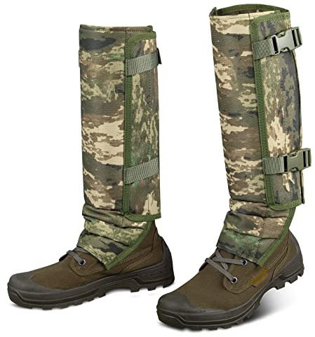 skiguard Snake Guard Snake Gaiters, Waterproof Snake Chaps for Lower Legs, Snake Bite Proof Guardz Gaiters, Snake Guardz Fit for Men & Women, Adjustable Size for Hunting Hiking and Farm