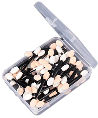 Applicateurs De Fard À Paupières Pinceau De Fard À Paupières Applicateur D'éponge De Fard À Paupières Ombres À Paupières Jetables Pinceaux Éponge Applicateurs De Maquillage Pour Les Yeux 50pcs
