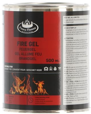 Esschert Gel Allume-feu En Pot - Argenté - 0,5 L