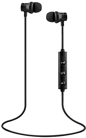 T'nB Playback - Ecouteurs Bluetooth ergonomiques avec Micro Universel - Noir/Gris