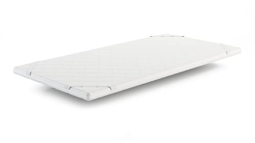 MSS e.K. Komfortschaum Matratzentopper 90 x 190 cm | optimale Körperanpassung | Mattress Topper 90x190 | Designed und produziert in Deutschland | Oeko-TEX Zertifiziert