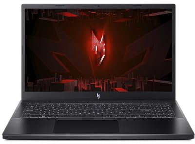Acer Nitro V ANV15-51-53UN - Computer portatile da gaming 15,6, Full HD IPS 144Hz, PC portatile Gamer (Intel Core i5-13420H, NVIDIA GeForce RTX 4050, RAM 16 GB, 512 GB SSD, Windows 11) Nero, Tastiera