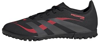 adidas Unisex Kinder Predator Club Turf Football Boots Kids, core Black/Grey Four/Lucid red, 34 EU