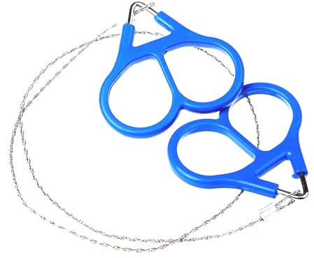 Honhoha Sierra de cable para tubos, Sierra de alambre de acero - Sierra de alambre de acero resistente, herramienta para exteriores de tamaño bolsillo | Sierra de cuerda de bolsillo de mano para