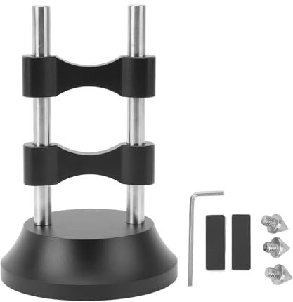 MTLavish HiFi Kabelständer Professionelles Stoßdämpfer Aluminiumlegierungsdraht -Organizer Rack Verbessert die Schallqualität reduziert die Vibration für Lautsprecherverstärker