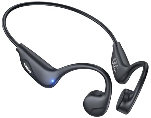 Yomdud Bone Conduction Headphones,Open Ear Headphones Bluetooth 5.4 with Mic,10H Playtime,Bone Conduction Earbuds IPX5 Waterproof,Sports Headphonefor Running,Gym,Hiking,Cycling