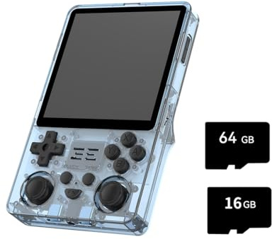 Joytopiaminds RGB20SX Console di gioco portatile retrò, schermo IPS da 4 pollici, CPU quad-core con uscita HDMI, dispositivo portatile per videogiochi con scheda di gioco da 256 GB e 30000 giochi