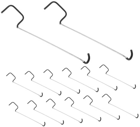 TOYANDONA 20 Pièces Outil de Modelage de Branches Acier Galvanisé Écarteur Robuste pour Arbres Fruitiers Pommiers Poires Cerisiers Support pour Jardin et Verger