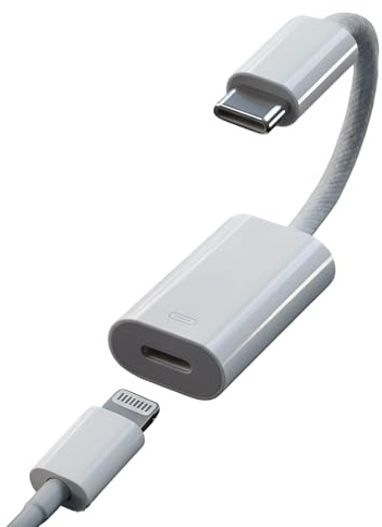 FARLINK Lightning to USB C Adapter Data Audio for Old iPhone to New iPhone