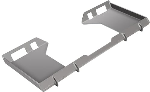 Garvee Piastra di montaggio universale per skid steer - Acciaio heavy duty - Compatibile con Kubota e altri marchi, caricatori e trattori - Adattatore rapido - Spessore 1/4, 3/8, 1/2