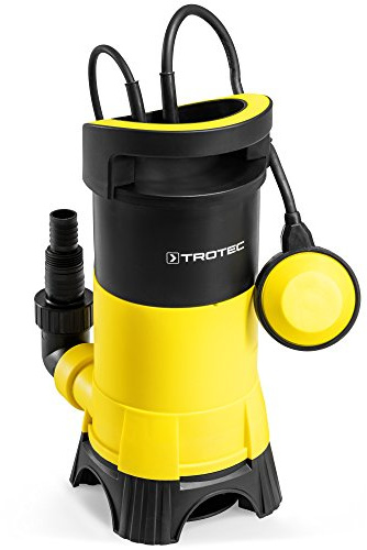 TROTEC TWP 7025 E Pompe submersible pour eaux usées, 750 W, protection contre la marche à sec, profondeur d'immersion max. : 7 m, capacité maximale : 13 000 l/h