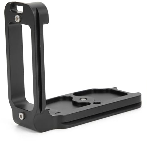 Topiky L Shaped Quick Release Plate, Aluminum Alloy Horizontal Vertical Shooting L Bracket Board Handle Grip Hand Handheld with 1/4 inch Screw for D850 DSLR Camera