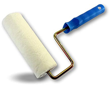 Rouleau peinture laqueur velours | Ø alésage 8 mm | Largeur rouleau 180 mm | Sols murs plafonds grandes surfaces | Kibros R_422_180b