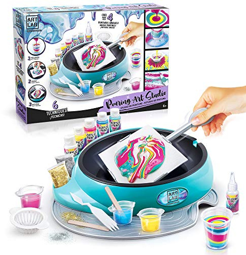 Canal Toys Art Lab - Gießen Kunst Malerei Studio - Kreative Leinwand zum selber bemalen -Künstler Zubehör, 34-teiliges Set