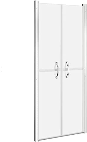 vidaXL ESG Duschtür 81x190 cm matt