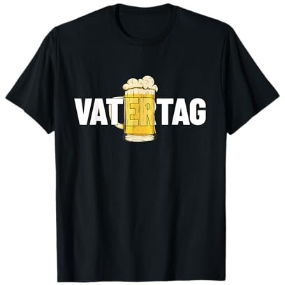Herren Vatertag Bollerwagen Pils Bier Papa Vater Vatertag T-Shirt