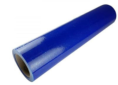 Selbstklebende Schutzfolie/Glasschutzfolie 500mm - 1 Rolle blau