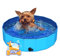 Pawaboo Piscina per Cani Pieghevole, 80 * 20cm, Piscina da Bagno Cani Gatti, Vasca da Bagno per Cani Gatti in PVC, Resistente ai Graffi, Piscina Portatile per Animali Domestici, S