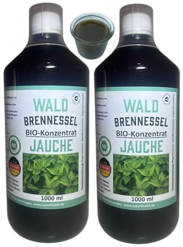 Brennnesseljauche 2x1 Liter Hoch konzentriertes Wald Brennessel Konzentrat Schädlingsabwehr Düngen Set.