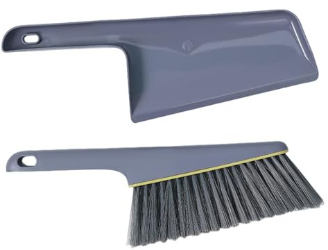 Uhngw Juego de cepillos para Cama con recogedor, recogedor de Limpieza y Juego de cepillos - Juego de Limpieza para Cama de habitación | Escoba de Mano, Cepillo de Barrido doméstico para sofá, Ropa,