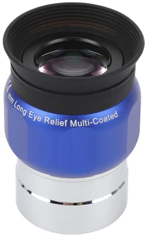 1.25 Inch Telescope Eyepiece,Fully Multi Coated Drop Resistant Telescope Eyepiece, 3 Groups 5 Elements,14mm 63 Degree Ultra Wide Angle Eyepiece Telescope