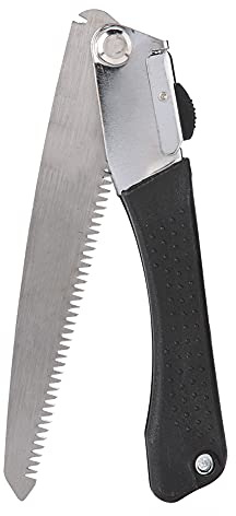 Cloimei pieghevole portatile con 3 utensili da giardino in acciaio al carbonio ad alta resistenza seghettati per tagliare rami di legno e campeggio all'aperto 222 g 43 cm