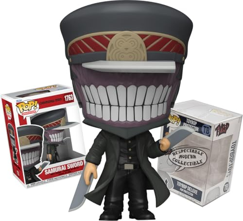 Funko CSM Samurai Sword + ToyBop Protector: Pop! Animation Vinyl Figure (Bundled with Pro-Deluxe Pop Protector Collector Case Box Gift Set)