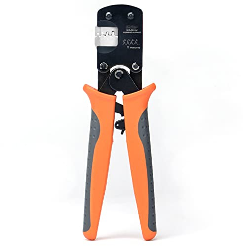 iCrimp IWS-3220M Krimpwerkzeug für 0,03-0,5 mm² Aderendhülsen, Mikroverbinder-Pin-Crimpwerkzeug Ratschencrimper für D-Sub, offene Laufanzüge Molex, JST und JAE.