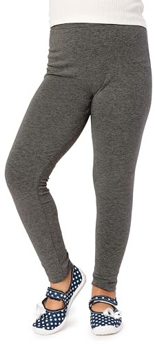 Merry Style Flicka Långa Leggings MS10-130(Mörk/Melange, 128)