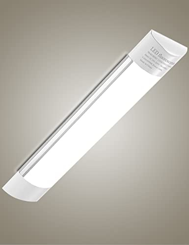 Sararoom LED Feuchtraumleuchte 60cm, 20W 2400LM LED Deckenleuchte Werkstatt Röhre Lichtleiste, 4500K Neutralweiß Werkstattlampe Leuchtstoffröhre Unterbauleuchte für Garage Büro Schlafzimmer Küche