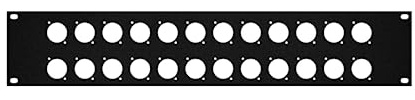 Elite Core RP2U-24D Rack-Panel mit 24 Ausstanzungen der D-Serie, 2U