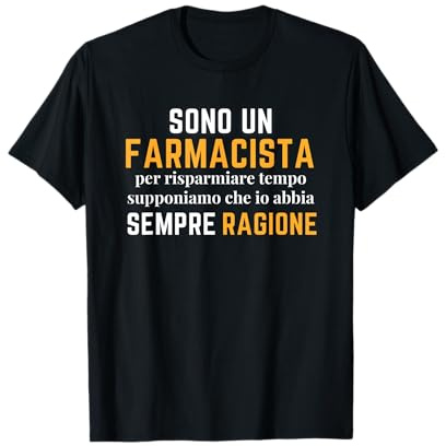 Farmacista Divertente Farmacisti Farmacia Regalo Uomo Papà Maglietta