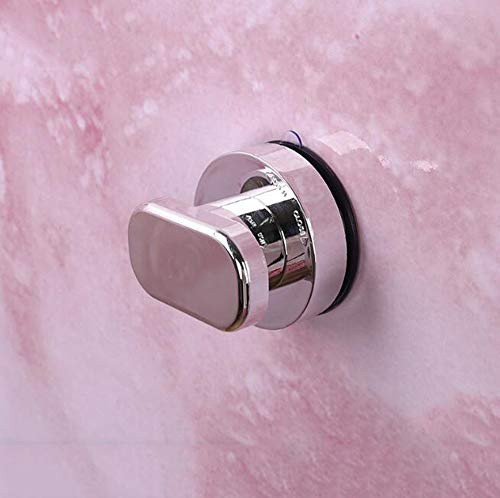 WANLIAN-Forte Ventosa,Maniglia per Porta a Specchio in Vetro Maniglia per Doccia, Maniglia per Vasca da Bagno Maniglia per Cassetto da Cucina Maniglia per Armadio Ventosa (tromba argentata)