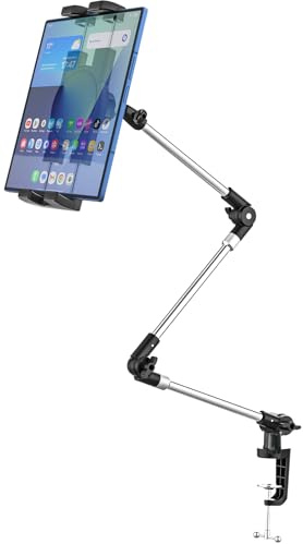 Verstellbare Tablet-Halterung, Handyhalterung Schreibtisch
