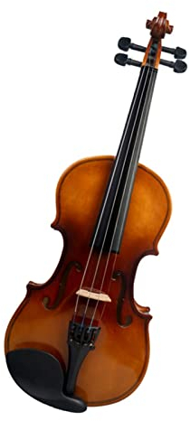 Violinen 4/4-1/8 Hochglanz-Ahorn-Akustik-Violin-Kit Mit Violine + Brasilholz-Bogen + Steg + Kolophonium + Segeltuchkoffer Schülergeige (Color : 1-4)