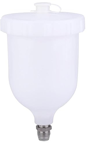 Artillery 600-ml-Farbspritzpistolentopf Kunststoff-Fließbecher Farbbecher Ersatz-Farbbecher für D-Evilbiss/T- Pro Pri FLG Spritzpistole