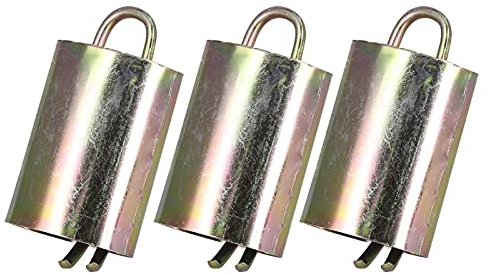 Bonbela 3 Stück Schafglocke, Legierung, Viehglocke, Verdickt, Anti-Verlust-Schafglocke Kuh, Im Freien, auf Dem Bauernhof (Glocke Nummer 5) (Glocke Nr. 1)