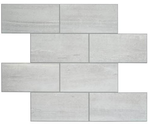 d-c-fix Premium Piastrella da muro Calcestruzzo 30,5 x 30,5 cm - per cucina e bagno - mattonella lavabile pannello decorativo per pareti PVC rivestimento