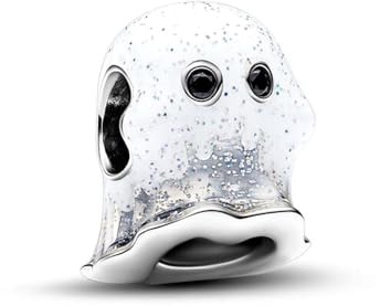 PHCLASY Glow-in-the-dark Ghost Charm Halloween Bead Compatible Pour Européen Bracelets et Colliers Charm et Perles Pour Femme