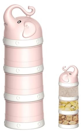 Distributeur De Lait En Poudre, 3 Compartiments Boîte À Lait En Poudre Pour Bébé, Boîte Rangement Empilable Pour Lait En Poudre, Distributeur De Formules De Voyage