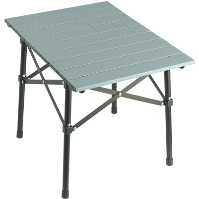 Naturehike Campingbord, fällbord av aluminium, bärbar fällstol, ultralätt, campingbord, litet bord, 52 x 31,5 cm för trädgård, vandring, camping (grön 52 x 31,5 cm)