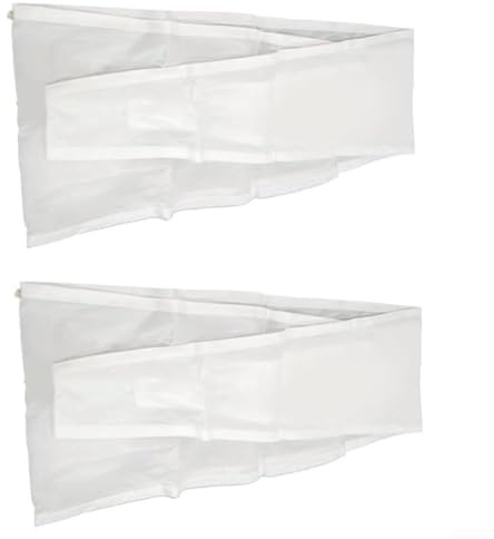 HpLive Kit d'étanchéité de fenêtre mobile pour climatisation - Pour fenêtre de toit - Isolation en tissu avec fermeture éclair - 190 x 40 cm/230 x 40 cm - Blanc (190 x 40 cm)