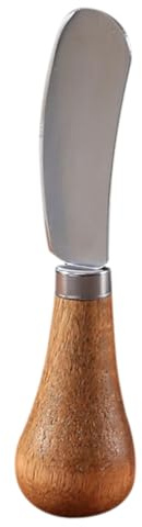 UTHCLO Couteau à Fromage avec Manche Coupe Fromage Portable Acier Inoxydable Spatule de Cuisine Ergonomique pour Découpe et Tartinage
