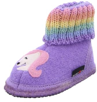 HAFLINGER Fairy Tale - Zapatos de cabaña, orchidee, 25 EU