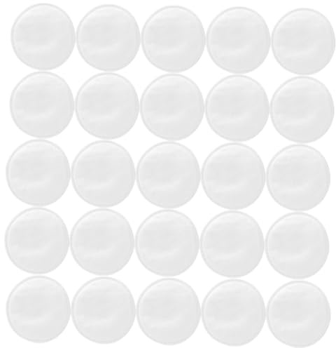 Gogogmee 100 Stück Runde Weiße Make Up Pads aus Vliessstoff Praktische Gesichtspads für Tägliche Reinigung und Mobiles Abschminken Weiche und Saugfähige Wattepads