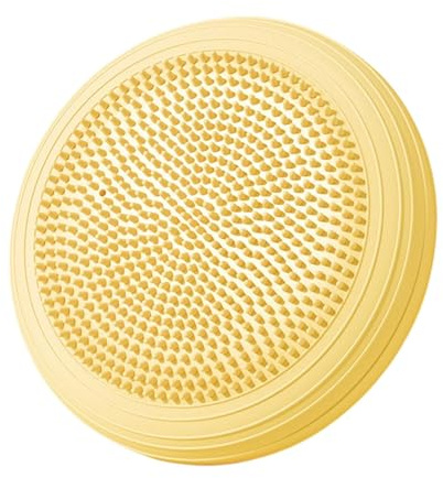 Jiuvaso Cuscino di Equilibrio per Esercizi, Disco di Equilibrio per Il Core, Spesso, Antiscivolo, Cuscino oscillante Gonfiabile per Scrivere, Fitness, Ufficio, Giallo